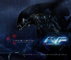 czarny, stwór, Alien Vs Predator 1