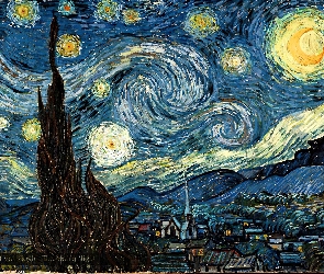 Night, Starry, Vincent Van Gogh, The