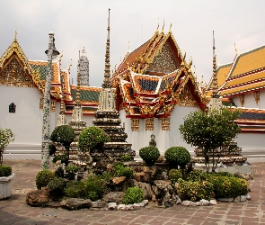 Bangkok, Azja, Świątynia, Buddy
