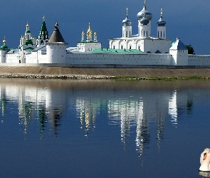 Jezioro, Łabędzie, Makary, Klasztor, Niżny, Nowogród