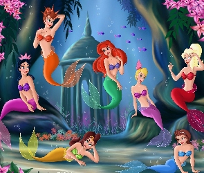 Bajka, The Little Mermaid, Mała Syrenka, Disney
