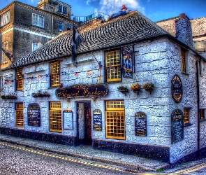 Restauracja, Admiral Benbow, HDR, Ulica, Dom