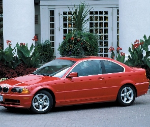BMW, Coupe, Czerwone