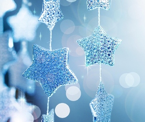 Niebieskie, Boże Narodzenie, Gwiazdy