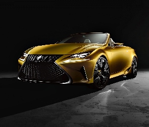 Samochód, Lexus, Żółty