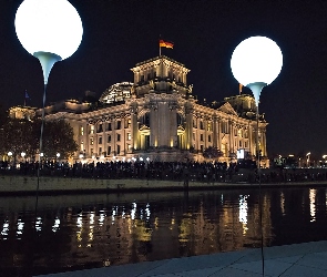 Miasto, Noc, Niemcy, Berlin