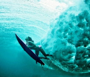 Surfing, Kobieta