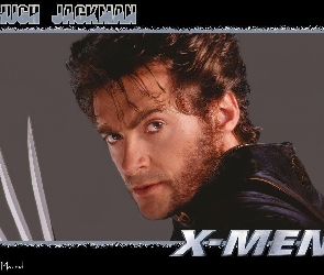 Hugh Jackman, brązowe oczy, x-men