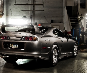 Tuning, Srebrna, Toyota Supra