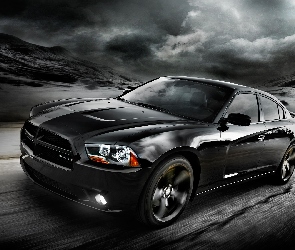 Dodge, Charger, Czarny