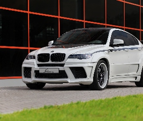 BMW, X6, Białe