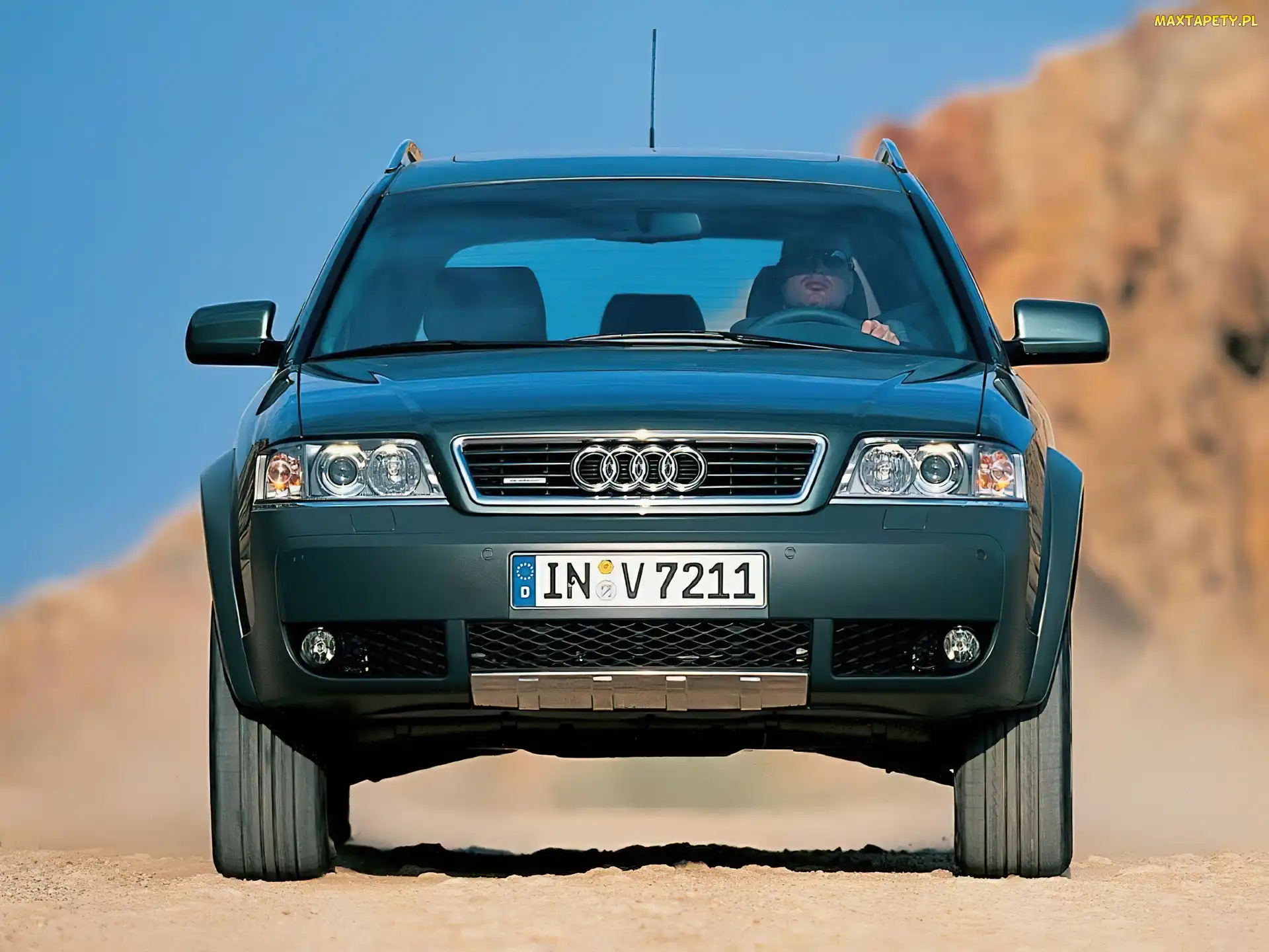 Audi Allroad, Przód, Zielony