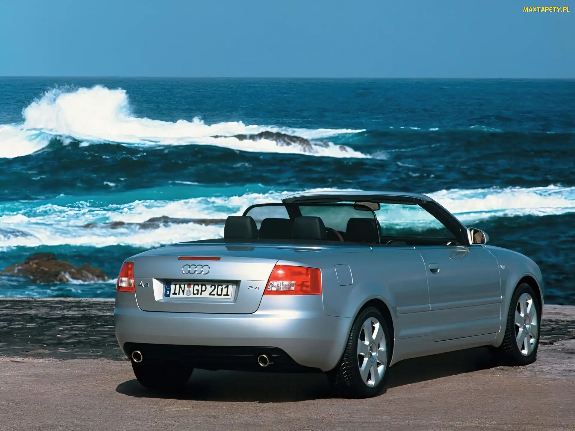 Srebrne, Fale, Cabrio, Audi A4