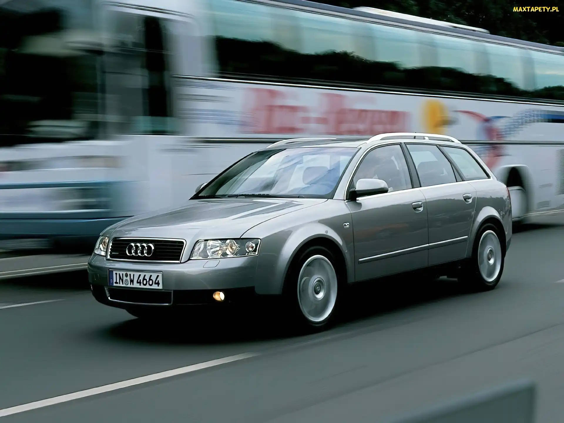 B6, Audi A4, Szary, Metalik