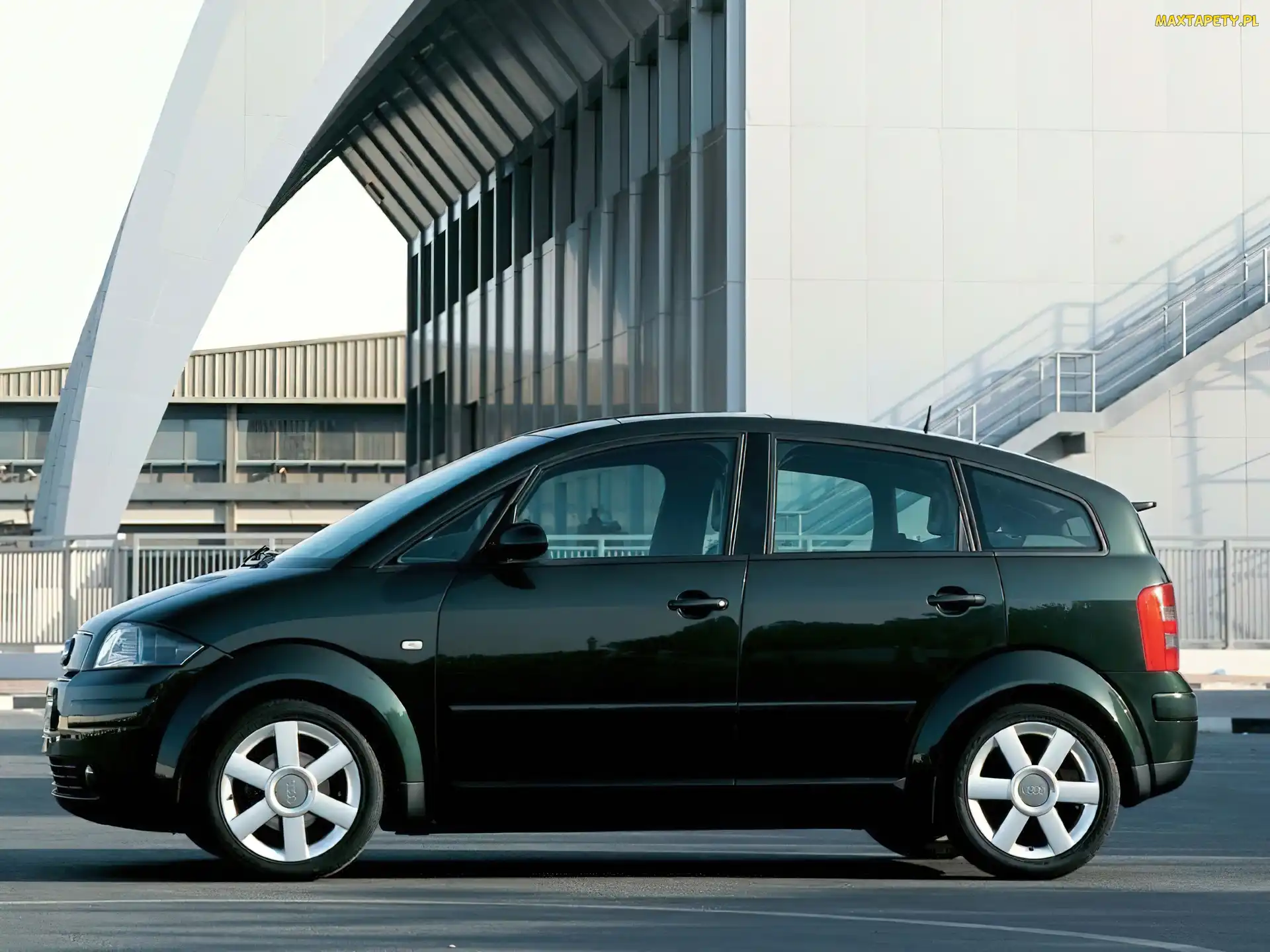 Audi A2, Lewy Profil, Zielone