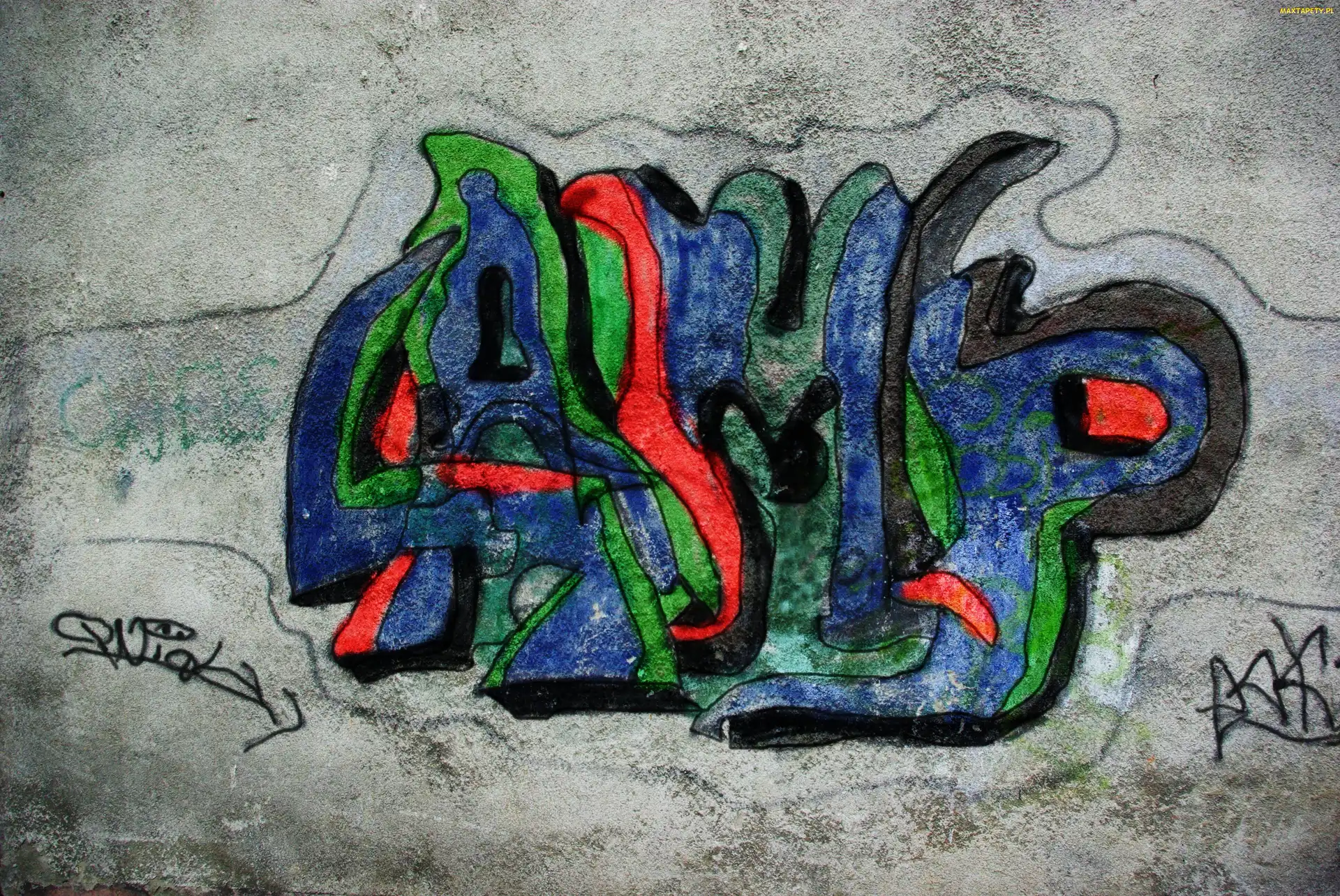 Ściana, Napis, Graffiti