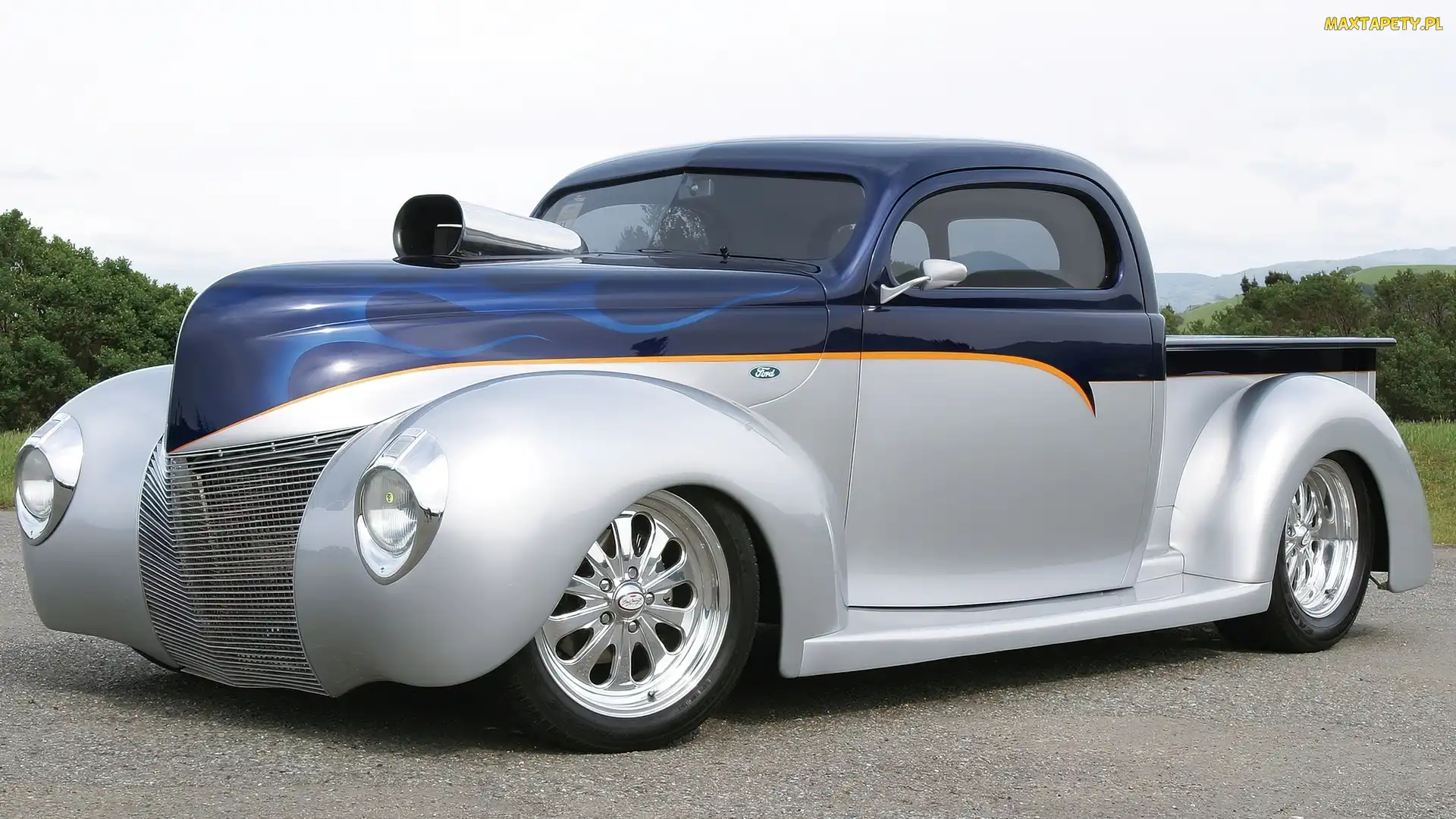 HotRod, Custom, Zabytkowy, Ford