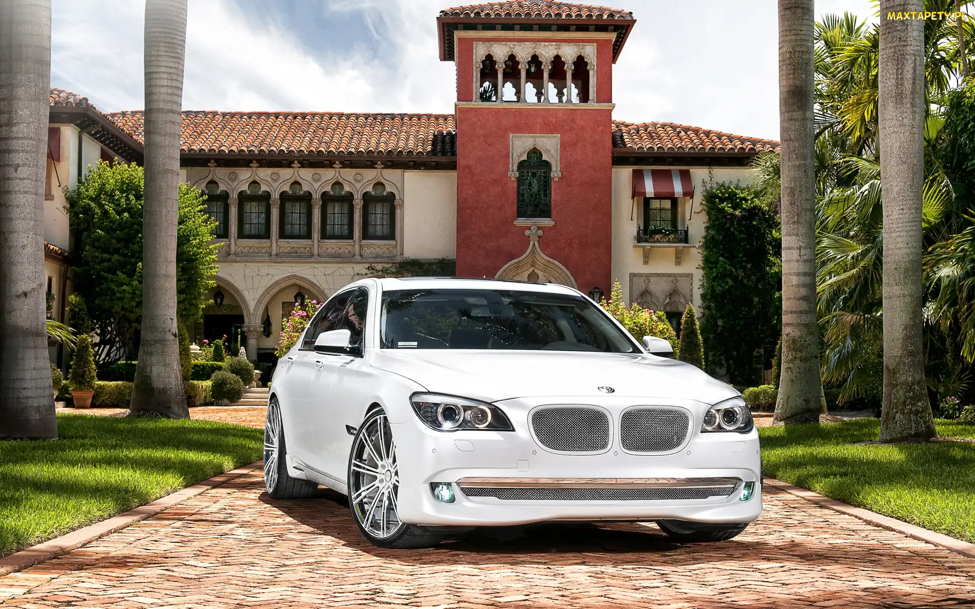 Pałac, Bmw 7, Tuning, Białe