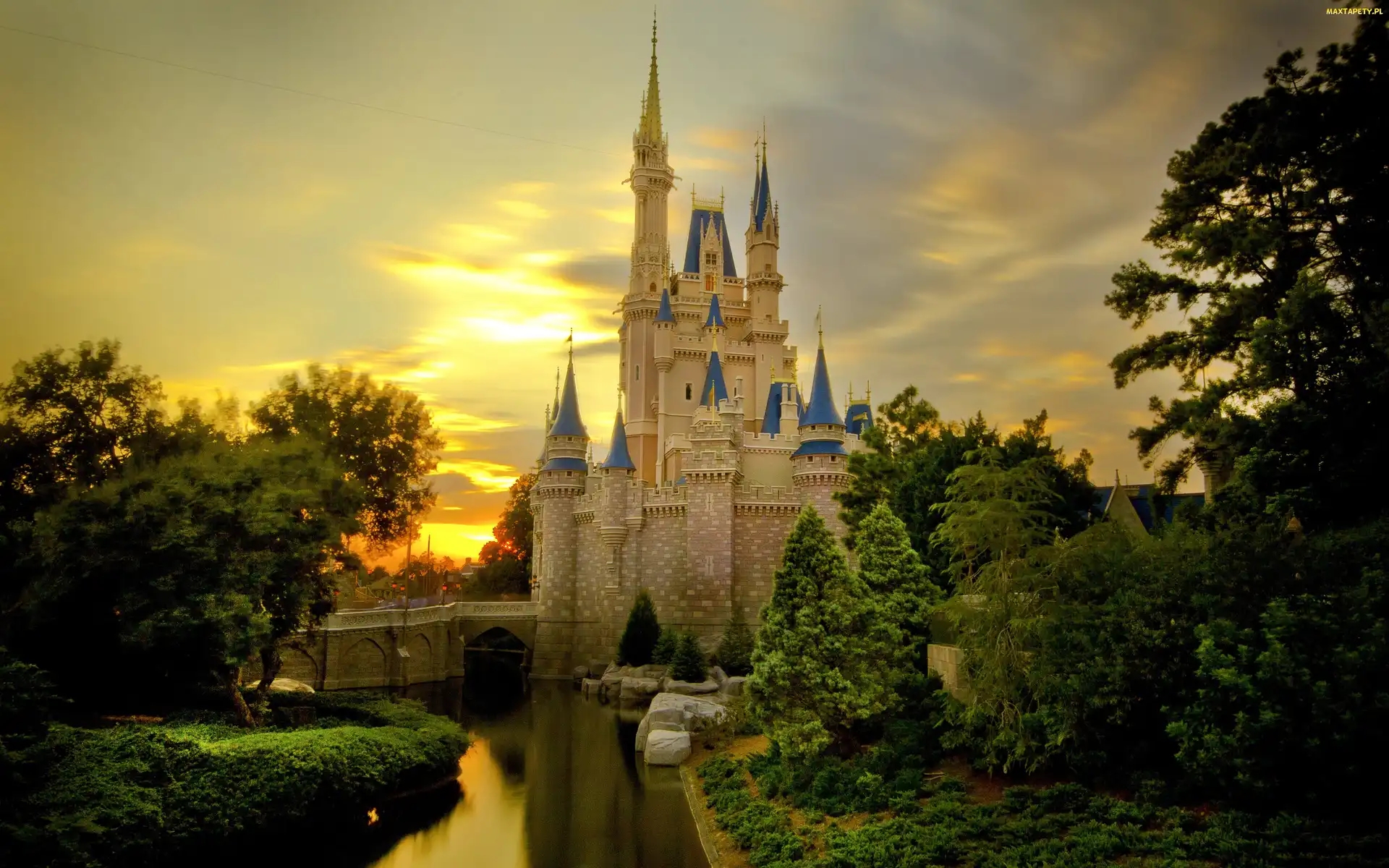 Zieleń, Rzeka, Zamek, Disney World