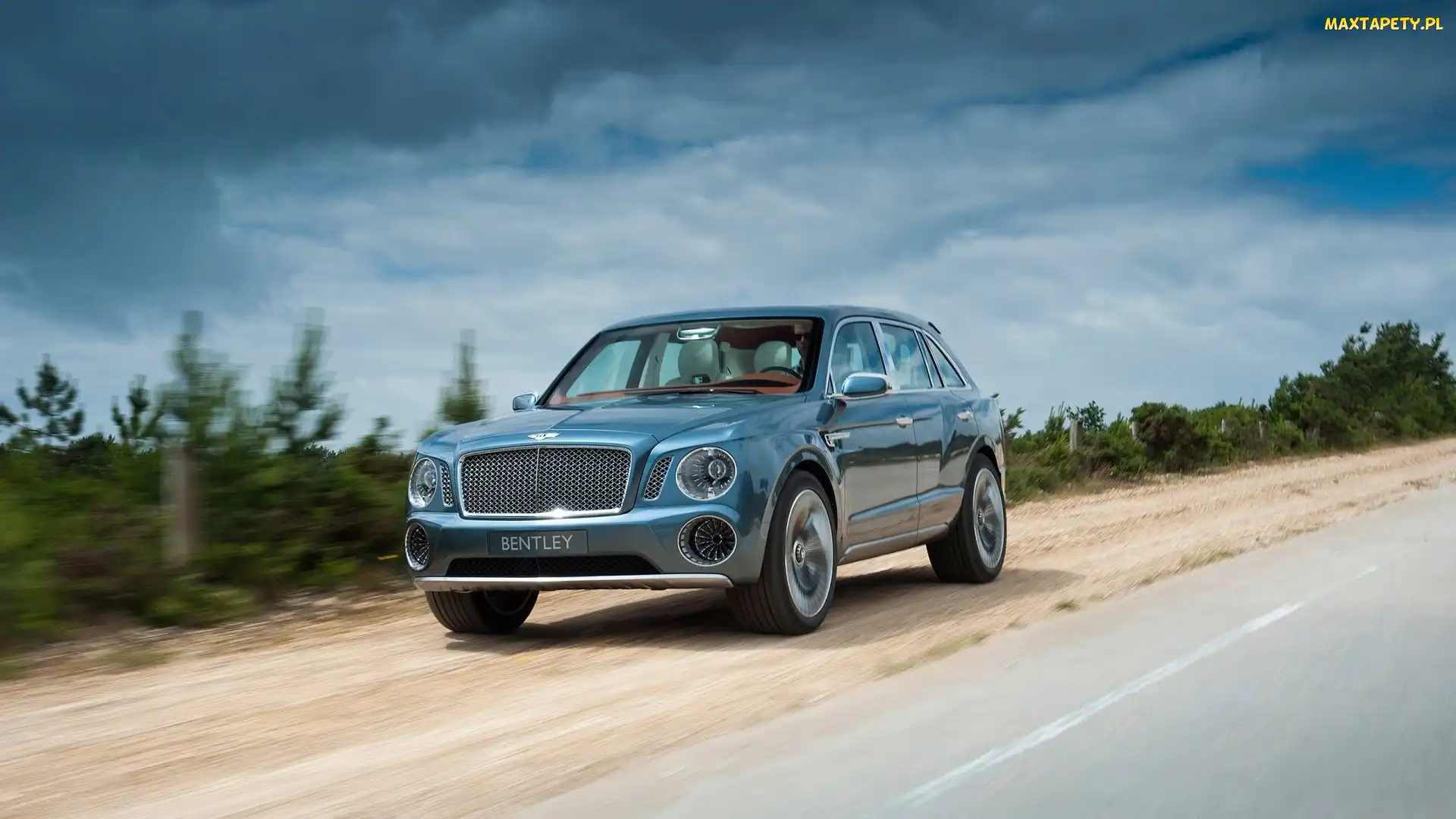 Samochód, Droga, Suv Exp 9f, Bentley