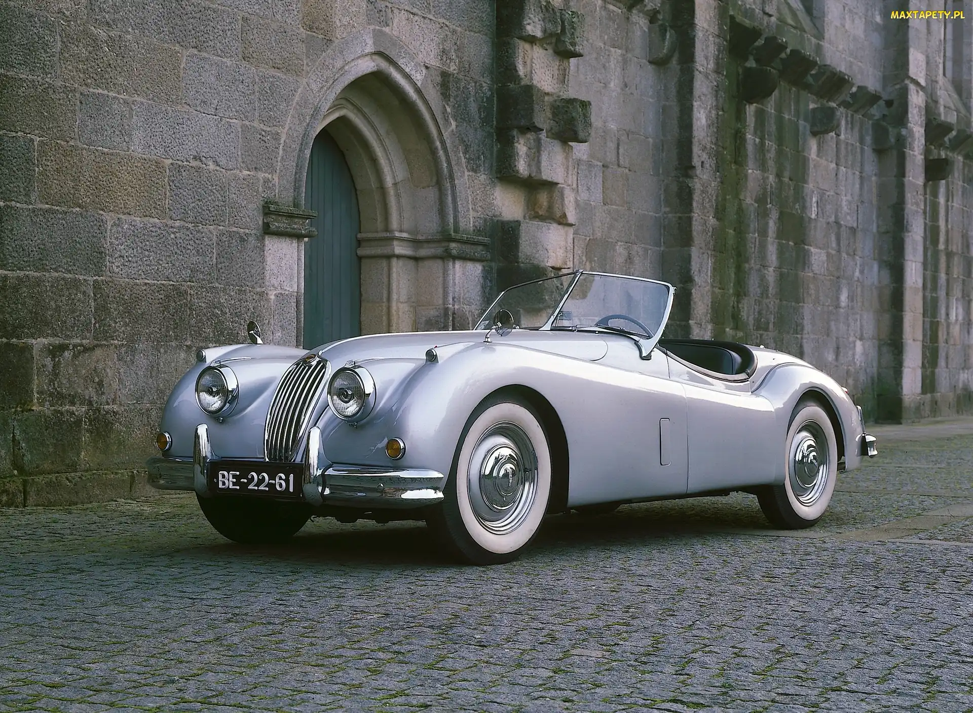 Samochód, Zabytkowy, Jaguar XK140
