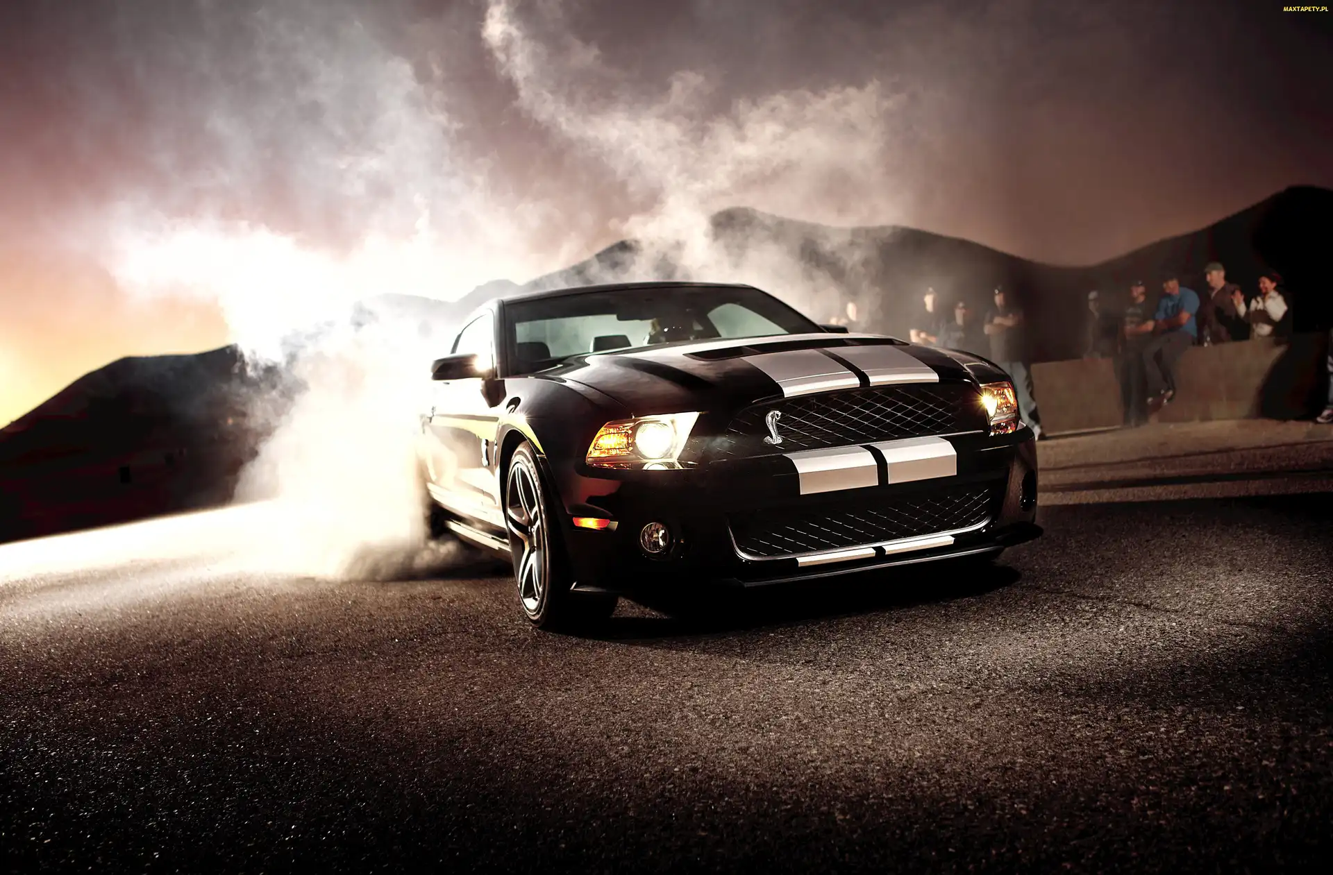 Palenie, Opon, Ford Mustang Shelby