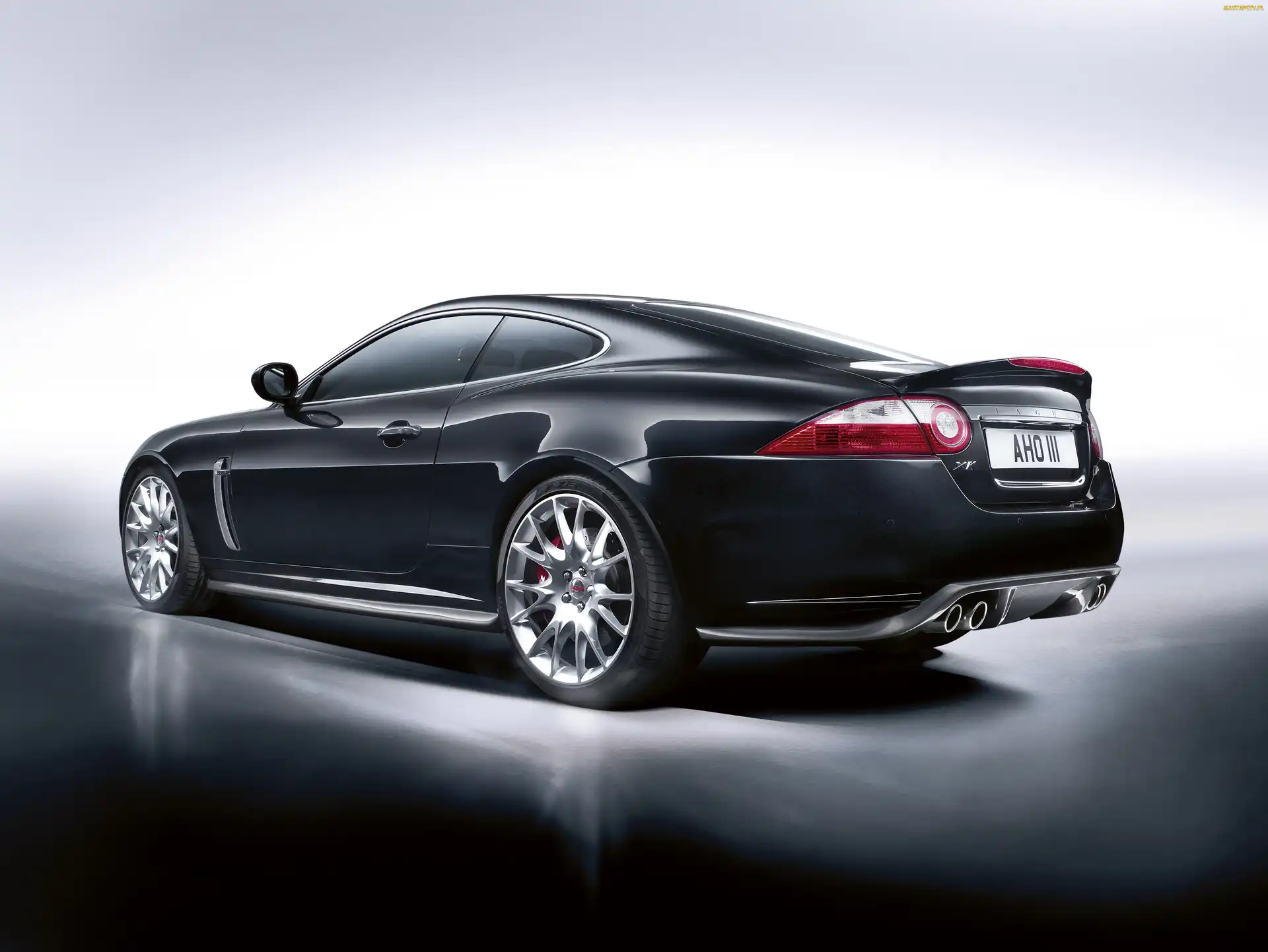 Samochód, Jaguar XK, Czarny