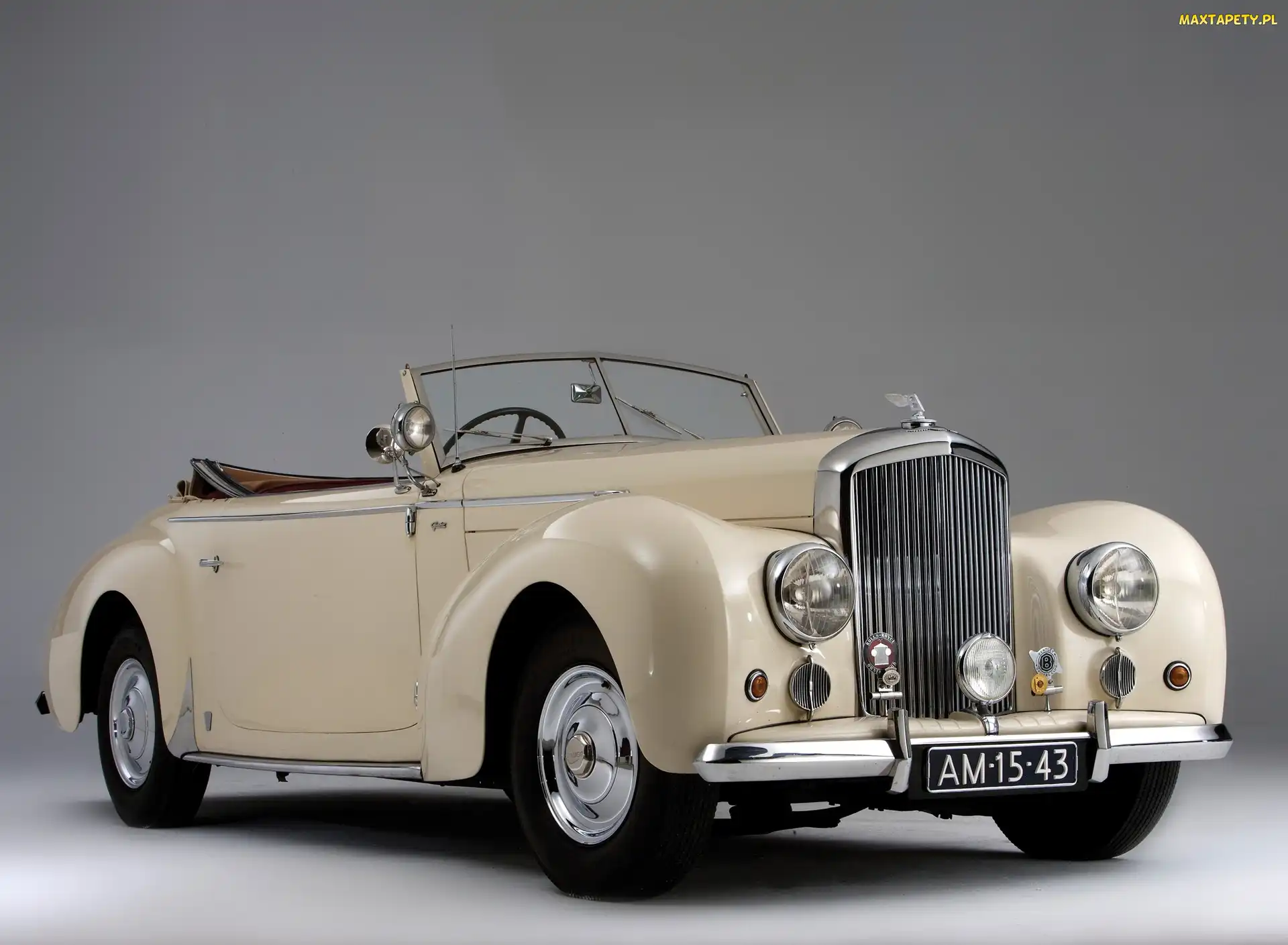 Kabriolet, Zabytkowy, Kremowy, Bentley Mark VI