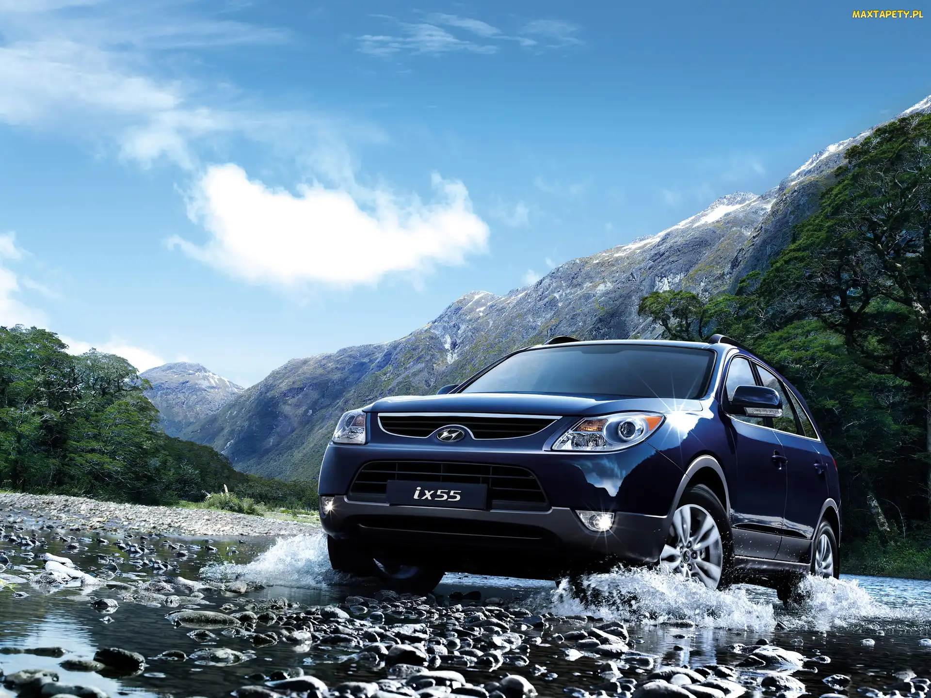 SUV, Rzeka, Hyundai IX55