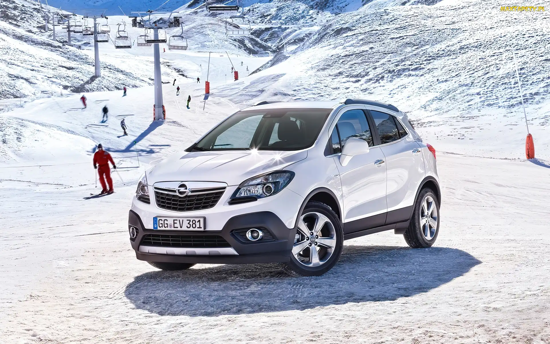 Opel Mokka, Narciarski, Wyciąg, Zima