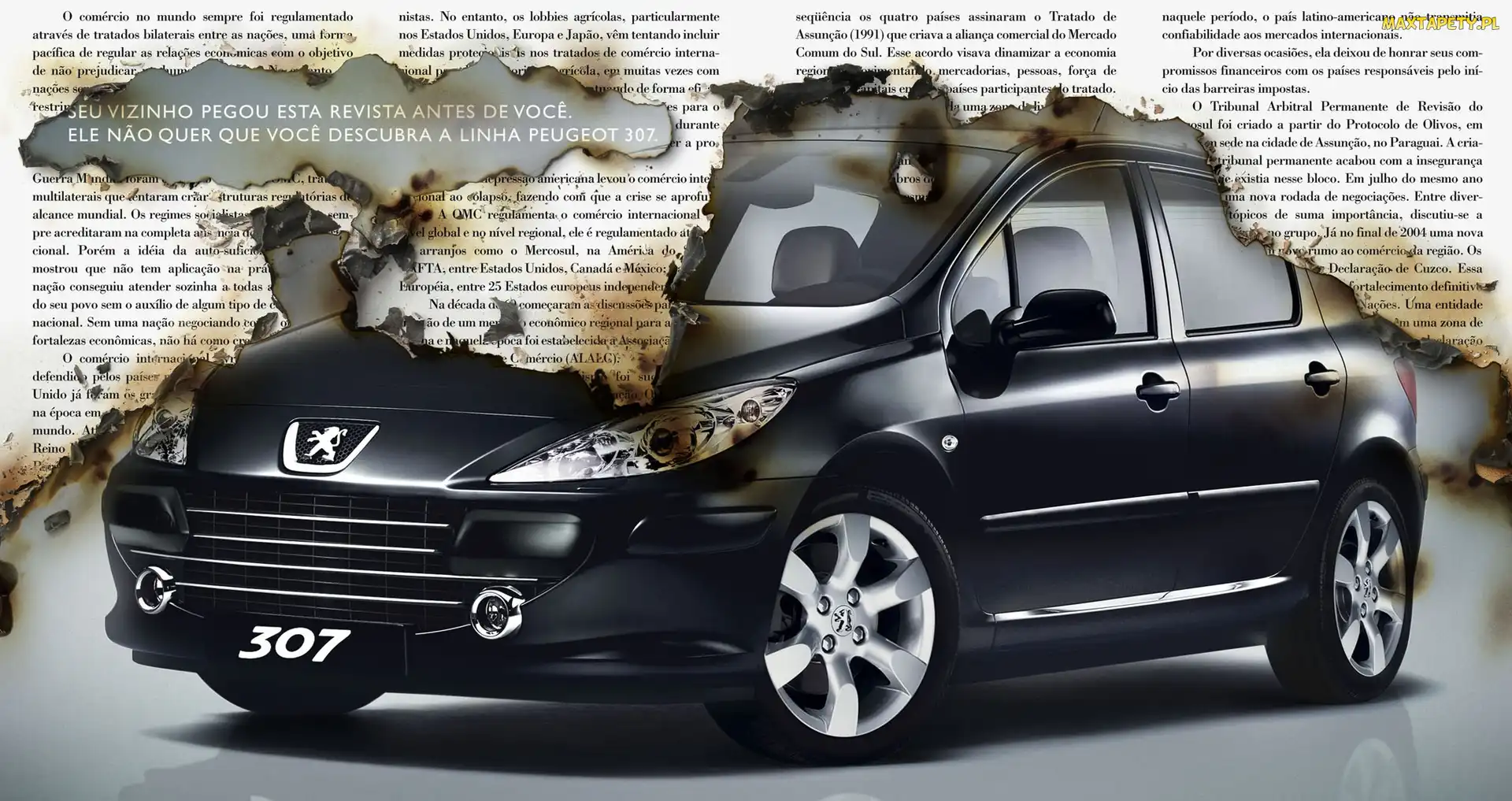 Gazeta, Przypalona, Peugeot, 307