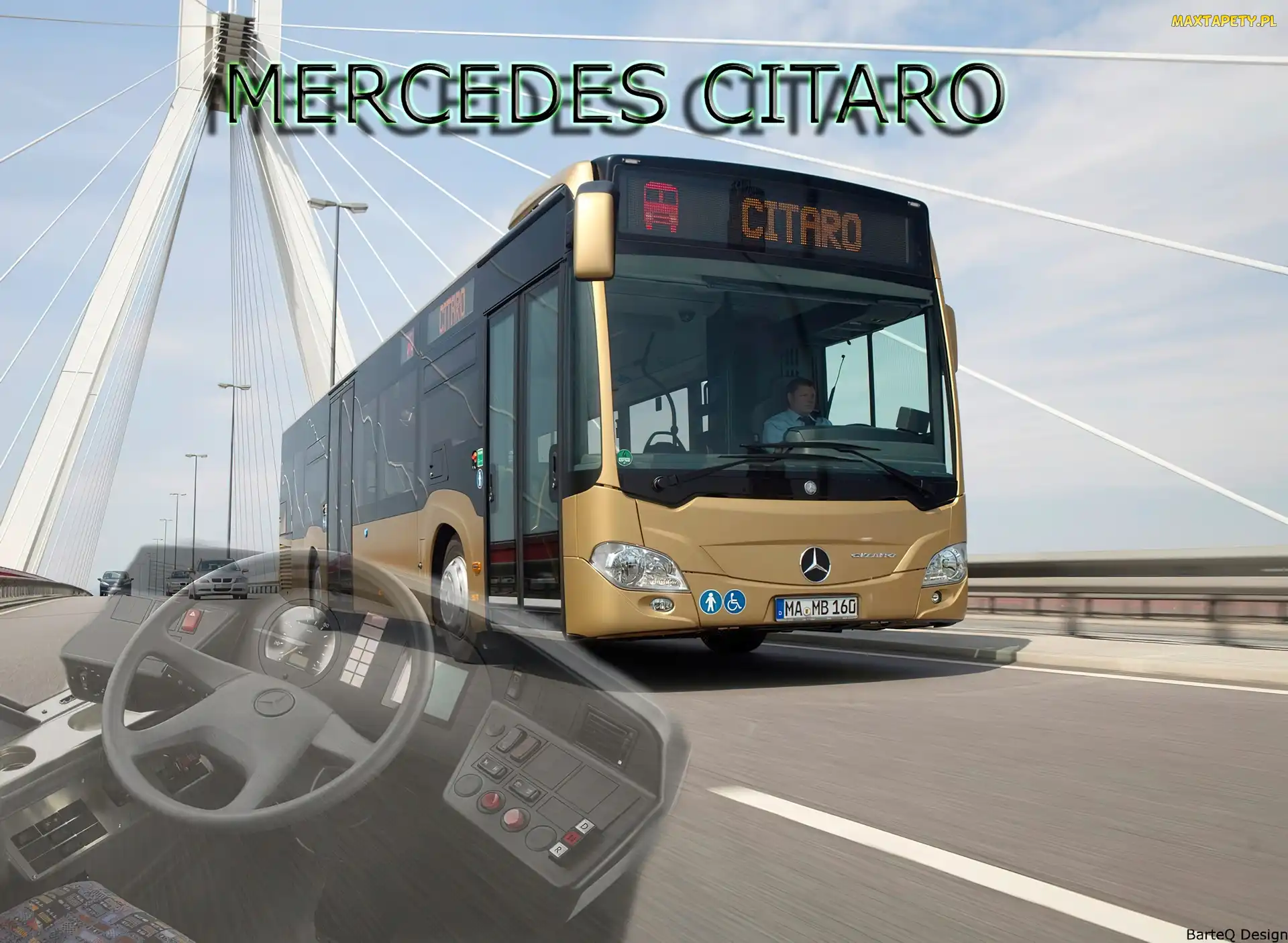 Autobus, Miejski, Transport, Mercedes Citaro