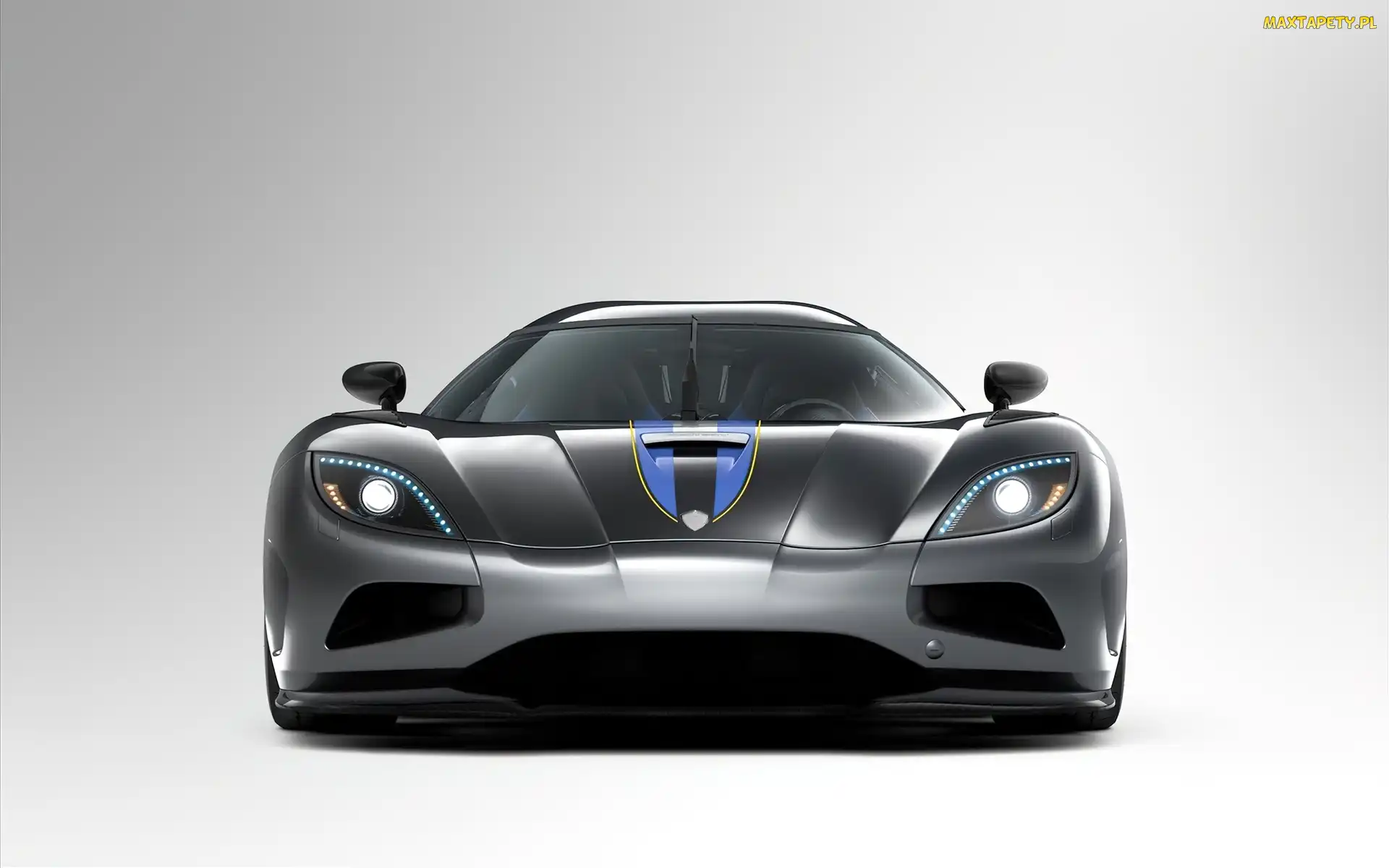 Sportowy, Szary, Koenigsegg Agera