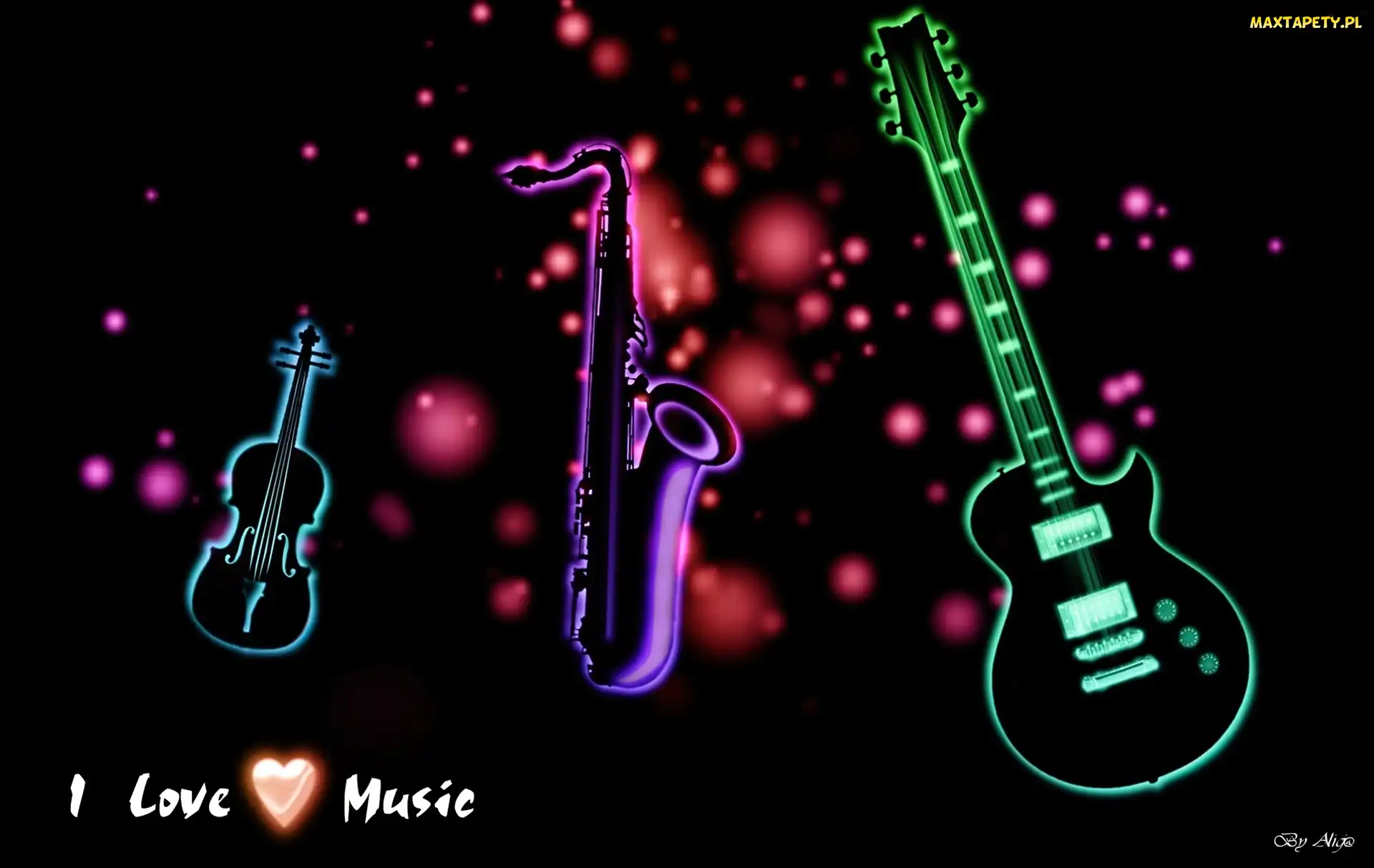 Saksofon, Gitara, Skrzypce