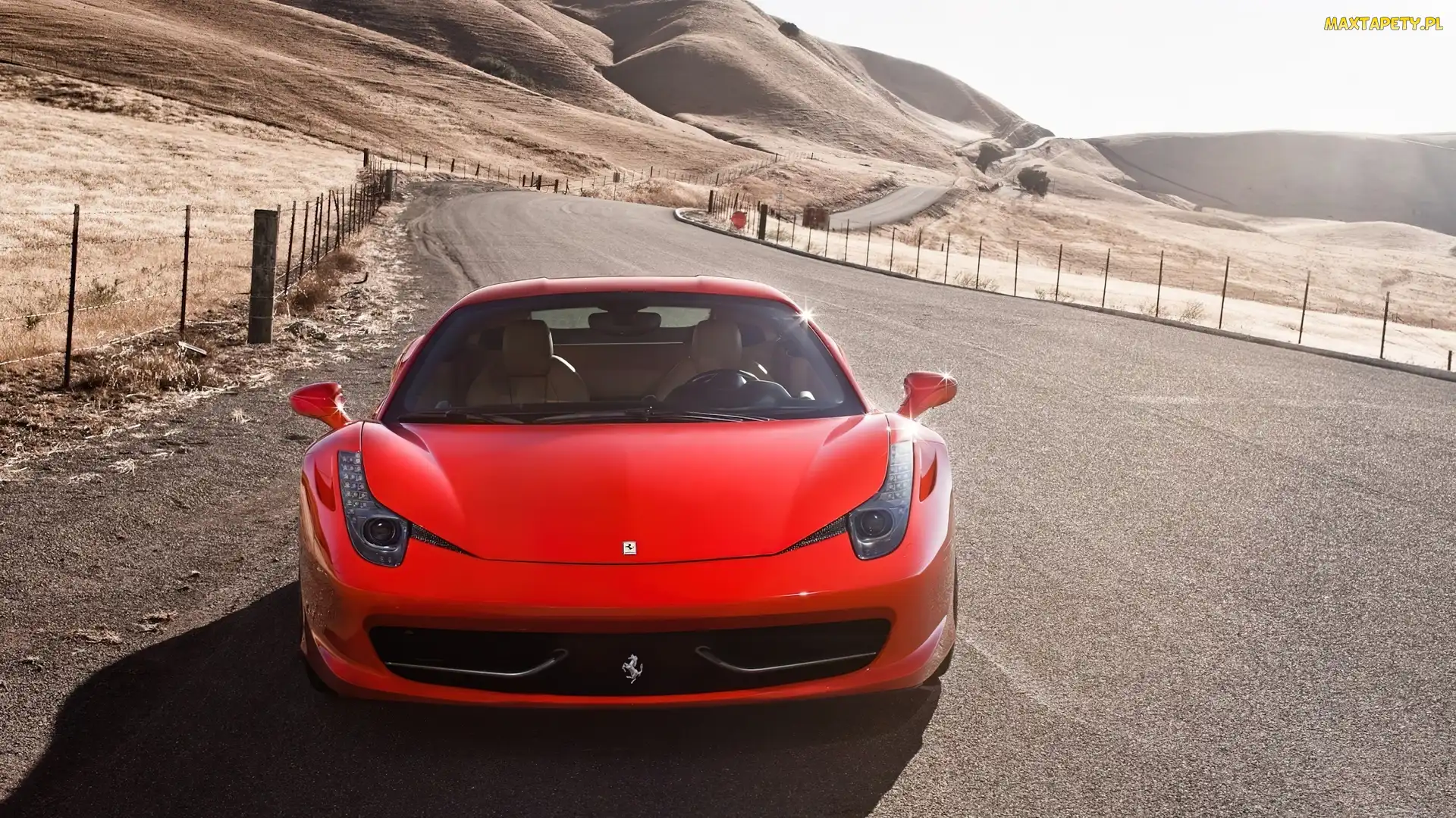 Droga, Góry, Ferrari 458 Italia