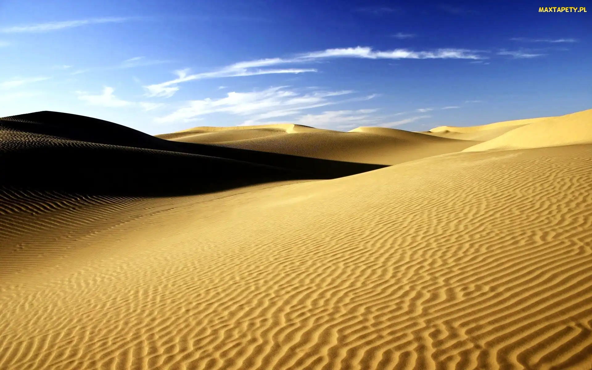 Sahara, Chmurki, Pustynia, Piasek