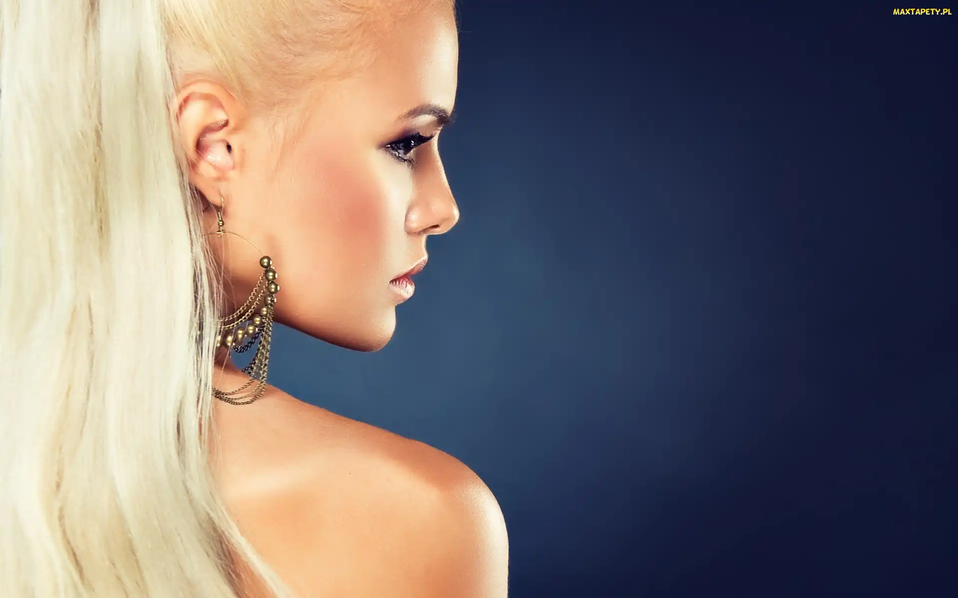Blondynka, Profil, Kobieta