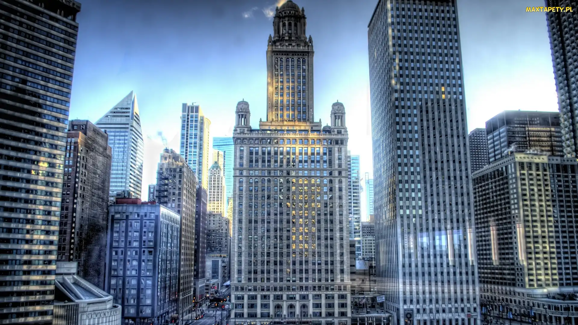 Chmur, Drapacze, Miasto, Chicago
