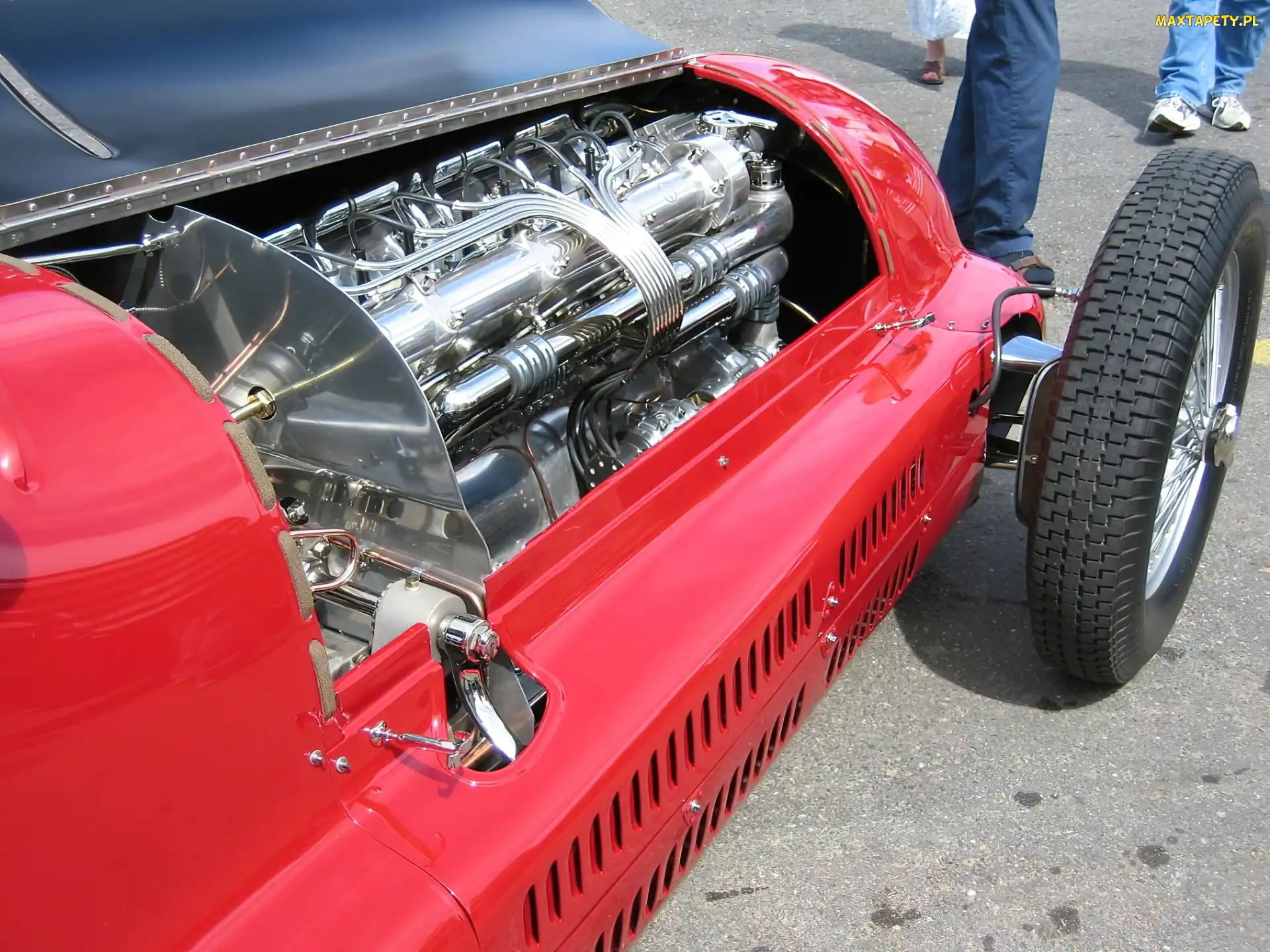 silnik , koła, Maserati