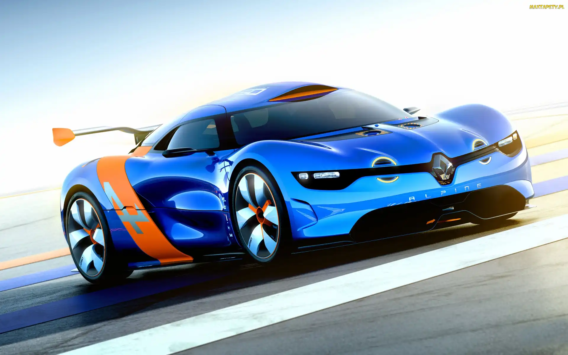 Niebieskie, Droga, Alpine, Renault