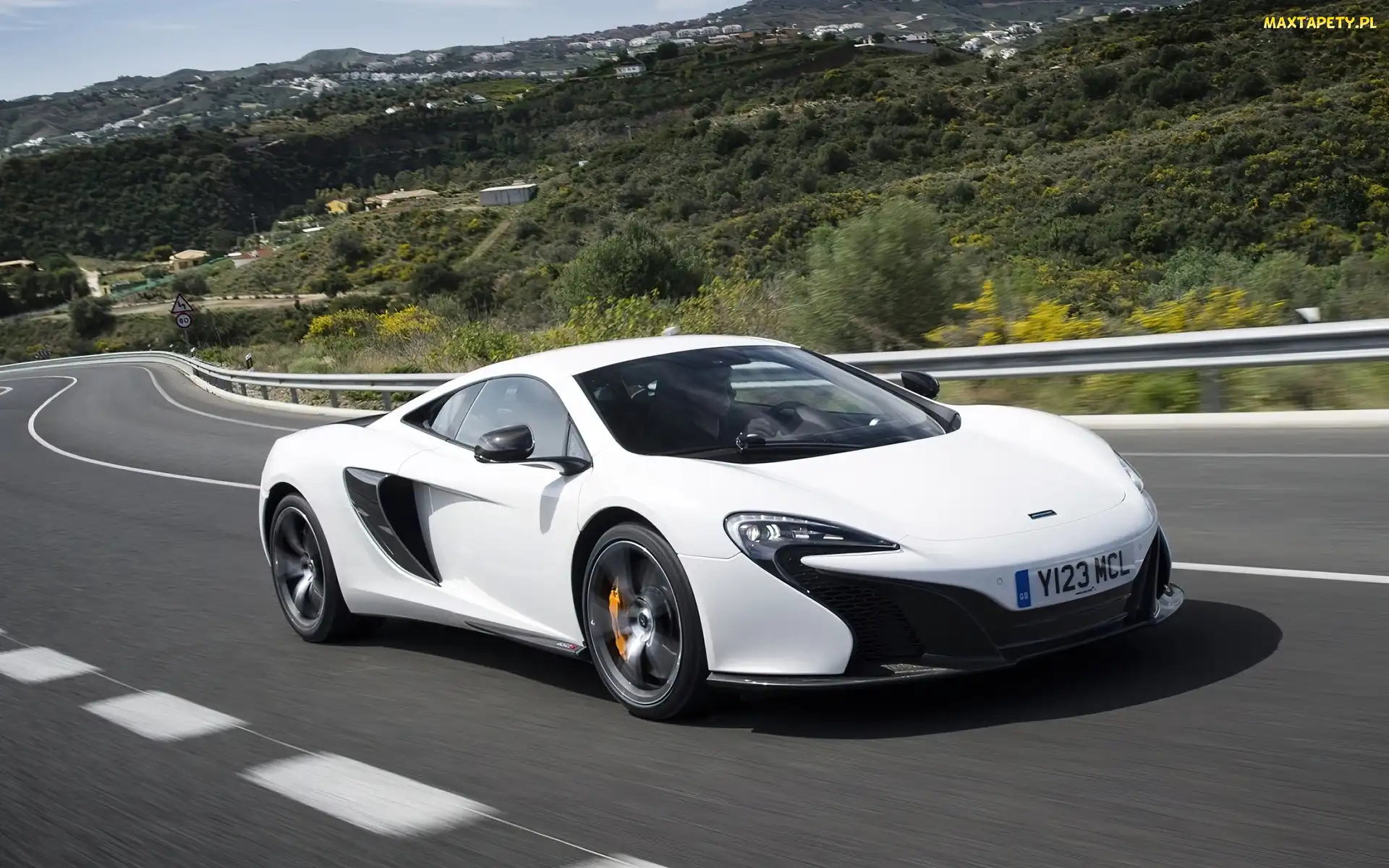 Góry, Droga, Samochód, McLaren 650S