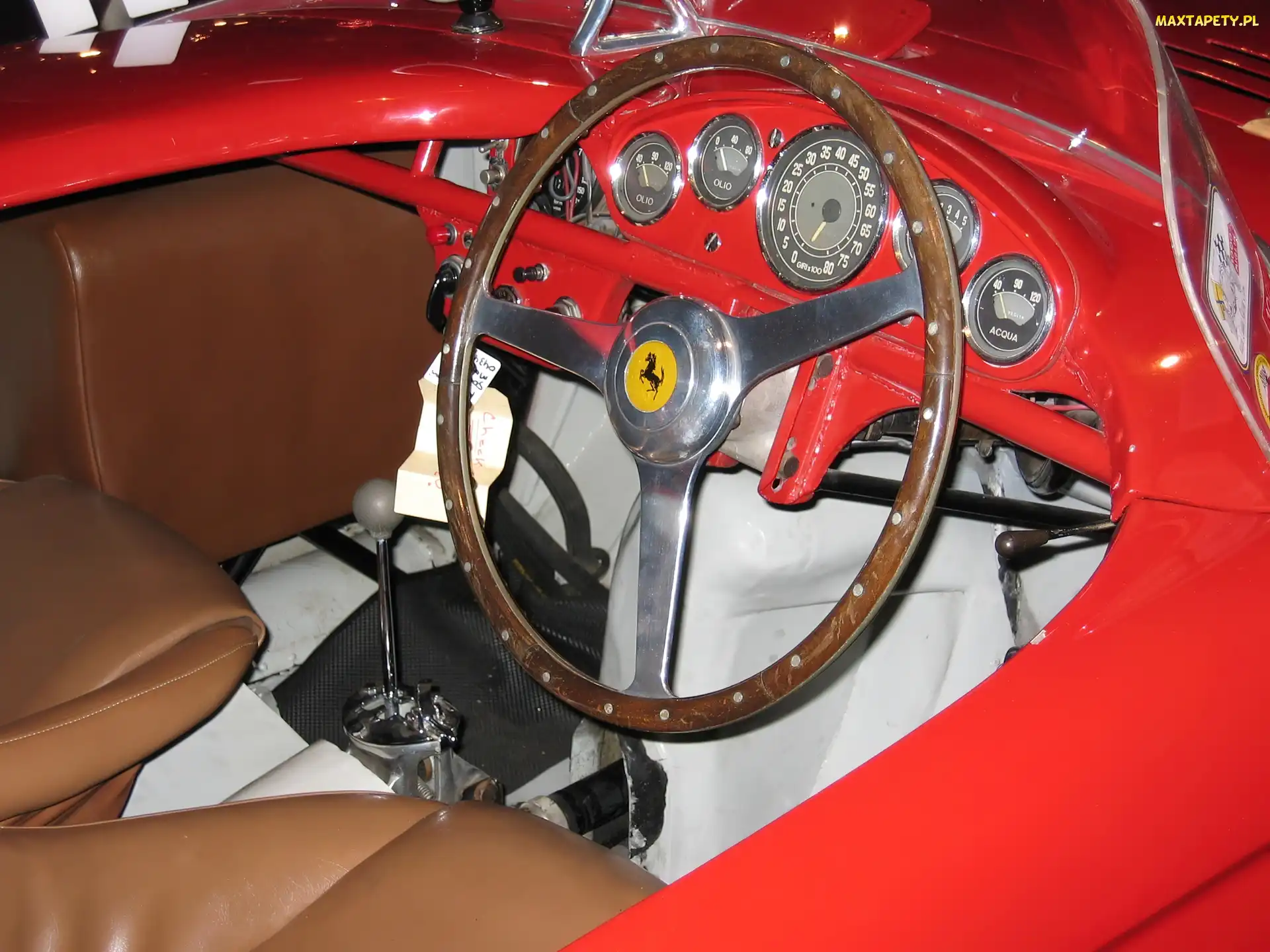 kierownica, skrzynia biegów, Ferrari