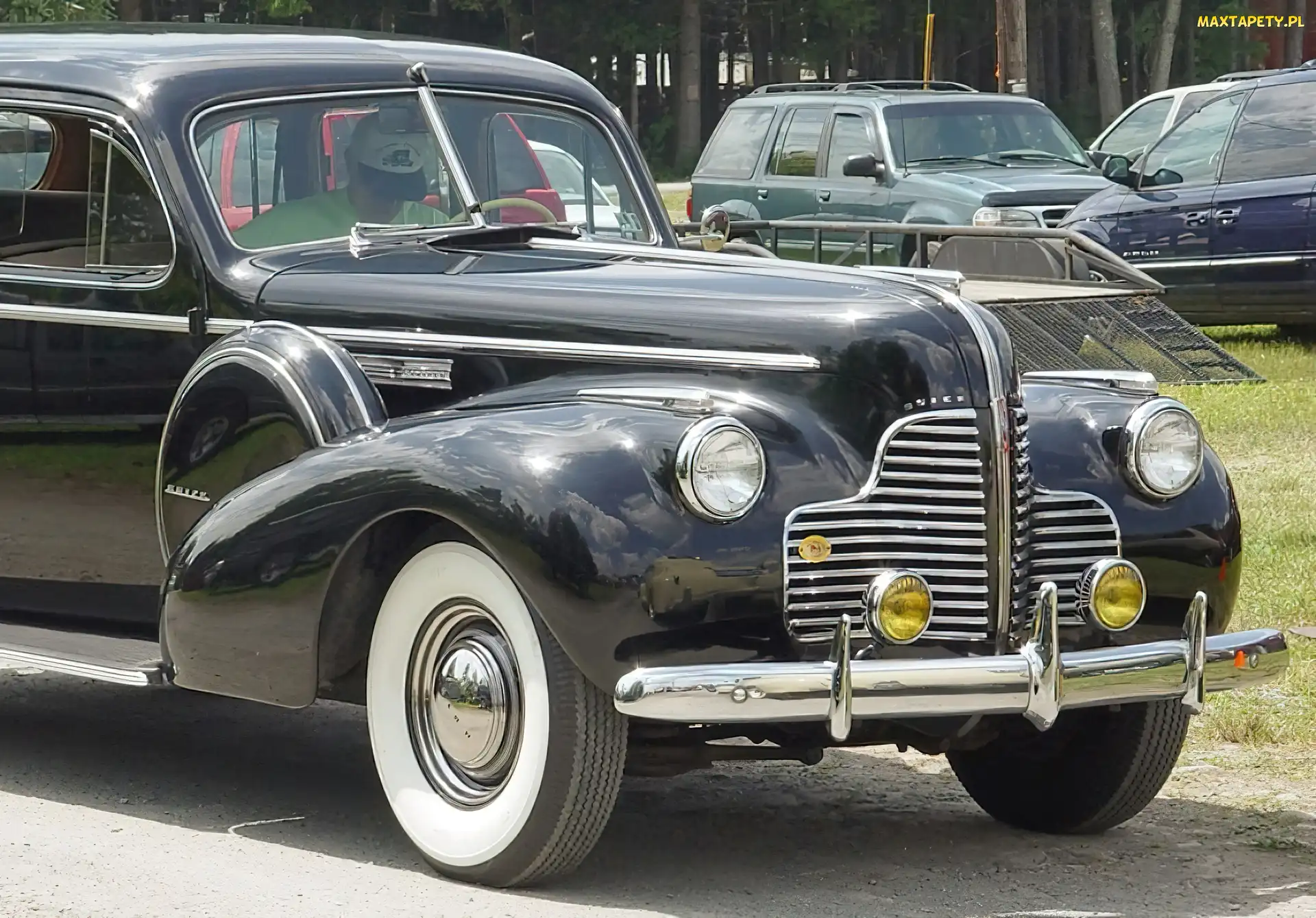 Buick, koło, zderzak