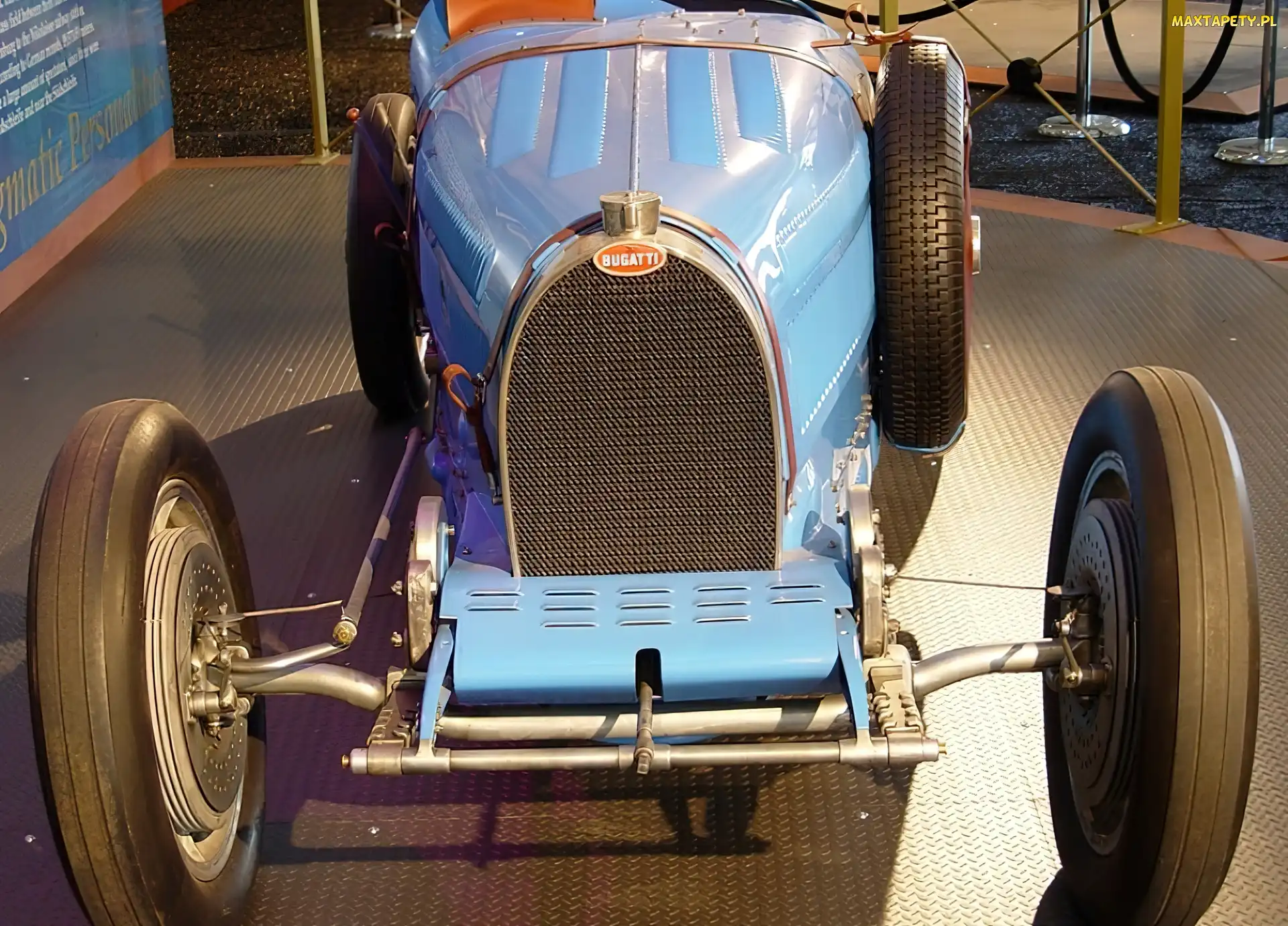 koła, przód, Bugatti