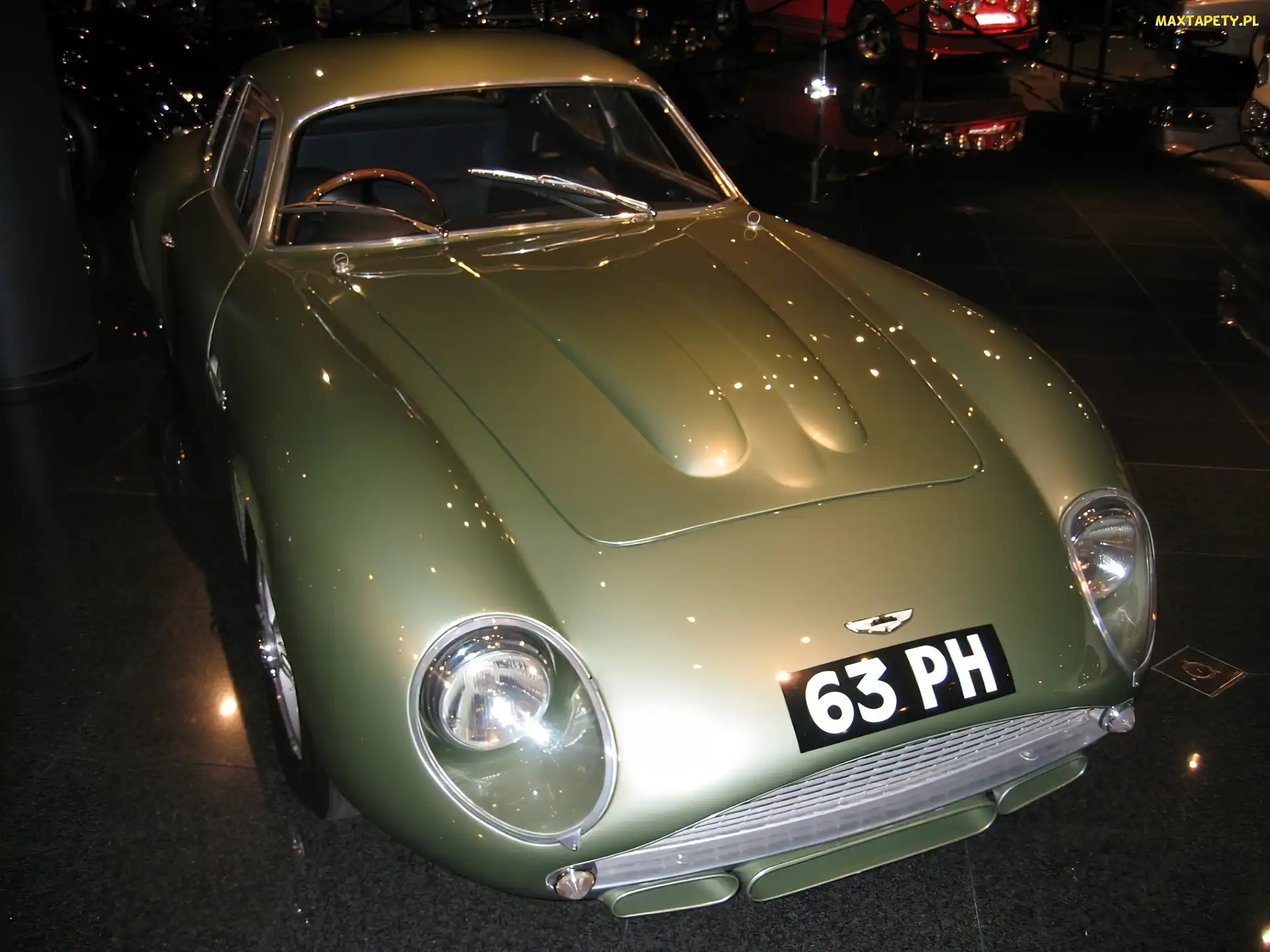 światła , przód, Aston Martin