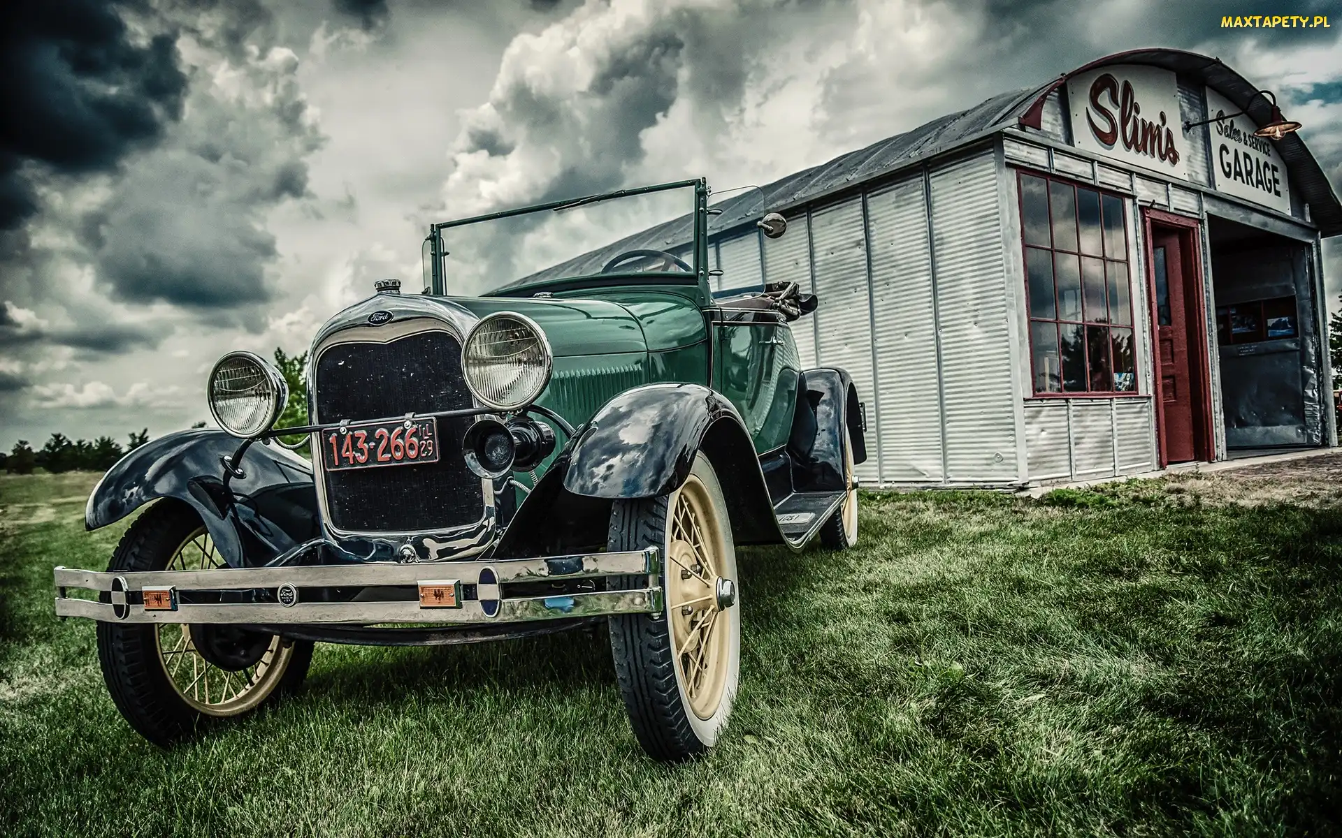 Zabytkowy, Garaż, Ford
