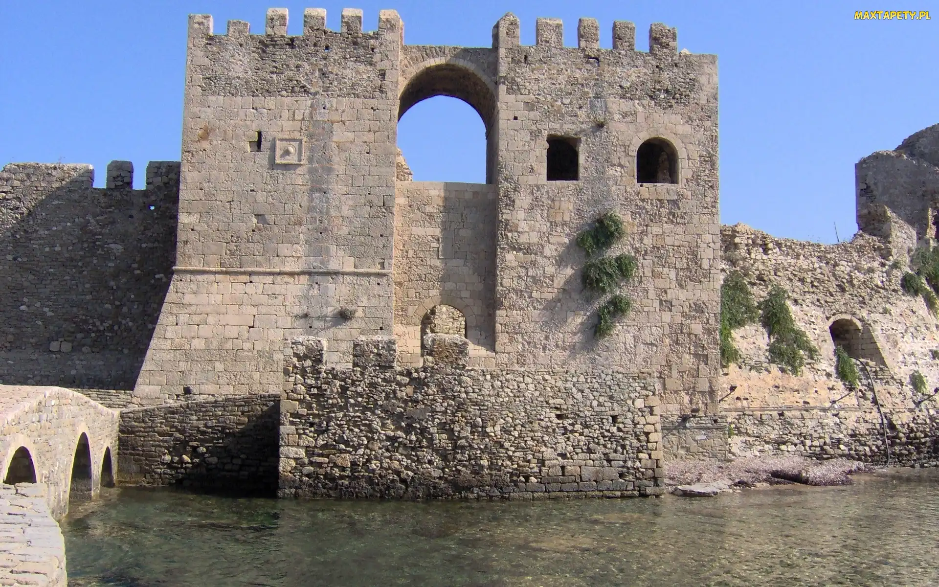 Grecja, Methoni, Zamku, Ruiny