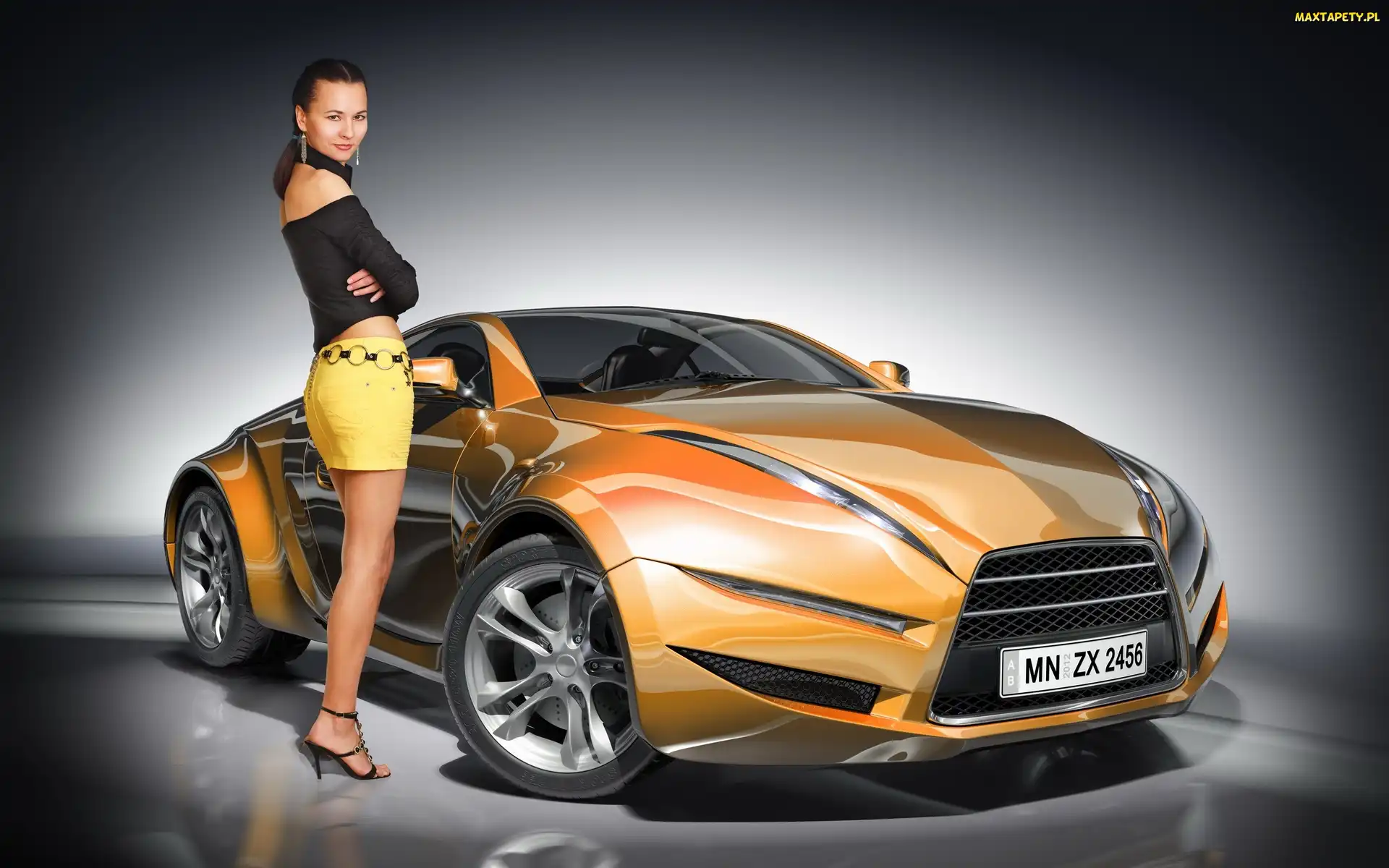Prototyp car, Girl, Kobieta