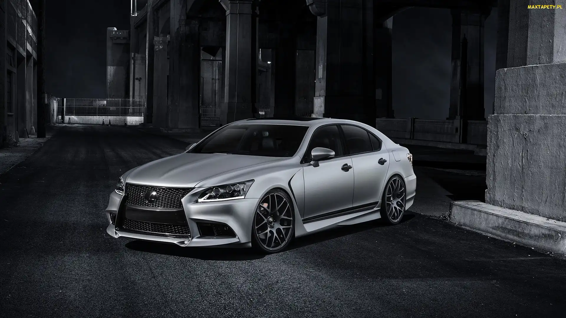 Budynki, Droga, Lexus, Is 460