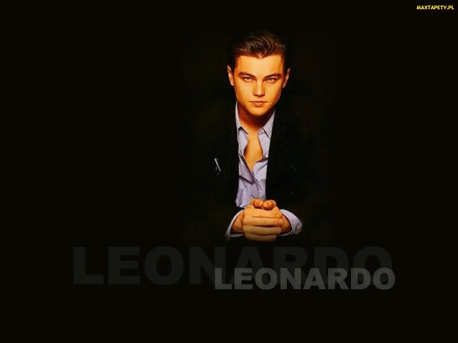 Leonardo DiCaprio, niebieska koszula